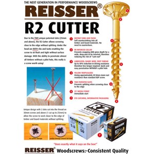 Reisser Self Drilling Screws X100 Ideal For Decking Strips
