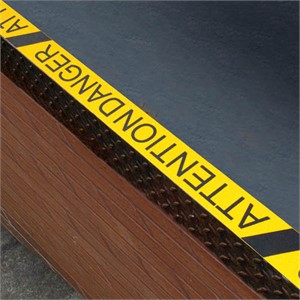 Black and Yellow Attention Danger Anti-Slip Tape
