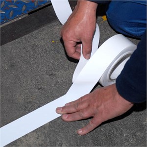 White Permastripe Aisle Marking Tape