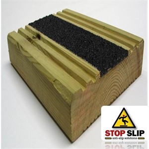 Black Anti Slip GRP Decking Insert Strips