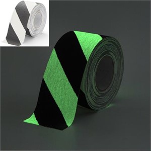 Photoluminescent Glow in the Dark Hazard Anti Slip Tape SS#600