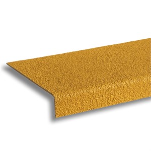 Premium COMPLETE Yellow GRP Anti Slip Stair Tread Cover