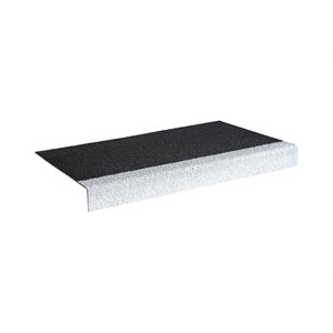 Premium BLACK GRP Anti Slip Stair Tread Cover With WHITE Nos