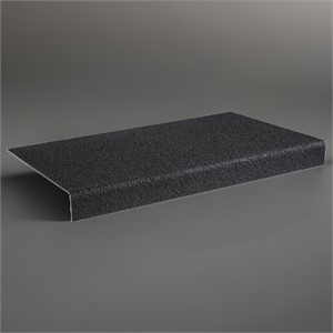 Premium COMPLETE Black GRP Anti Slip Stair Tread Cover