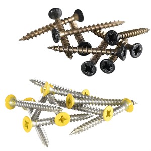 Coloured R2 CSK Cutter Screws (Box Of 50)